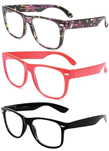Floral, Red, Black
