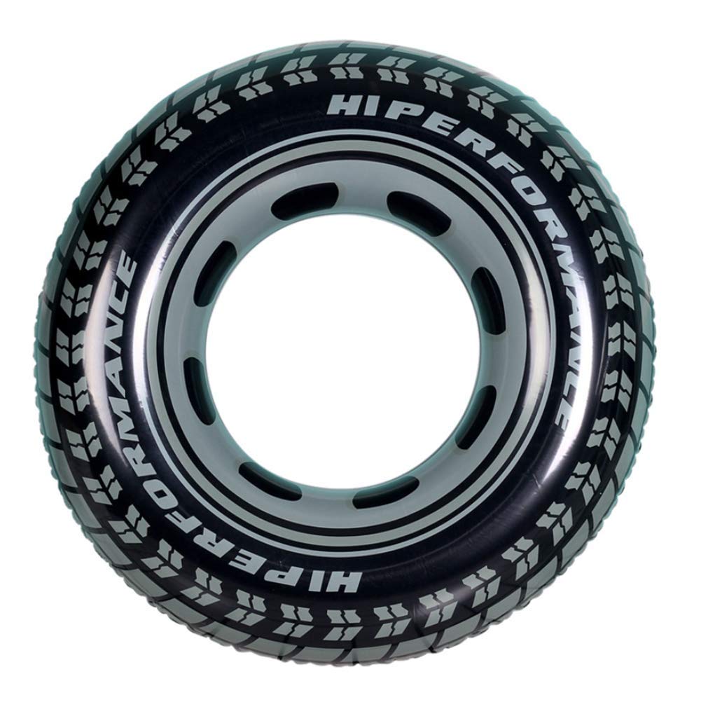 **Premium Thick Car Tire Pool Tube - Heavy Duty Inflatable Swimming Float for Adults, Arm Support Buoyancy Aid - Perfect for Lakes, Pools & Beach Relaxation**