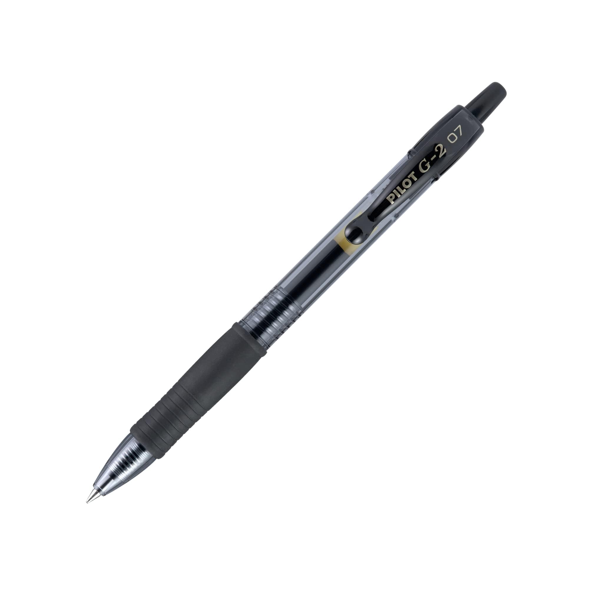 Pilot G2 Premium Gel Roller Pens - 0.7mm Fine Point Black Ink - 12 Pack (Dozen Box) - Smooth Writing for Office, School & Note Taking
