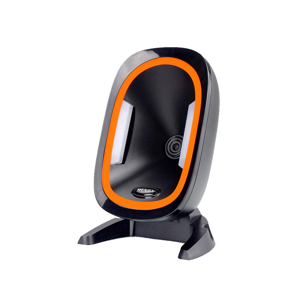 HC-666 2D Barcode Scanner - Auto Scan Hands-Free QR Code Reader for POS, PC, Supermarket, Bookstore & Retail | Ideal for Checkout Counters, Inventory Management and Mobile Payment Systems