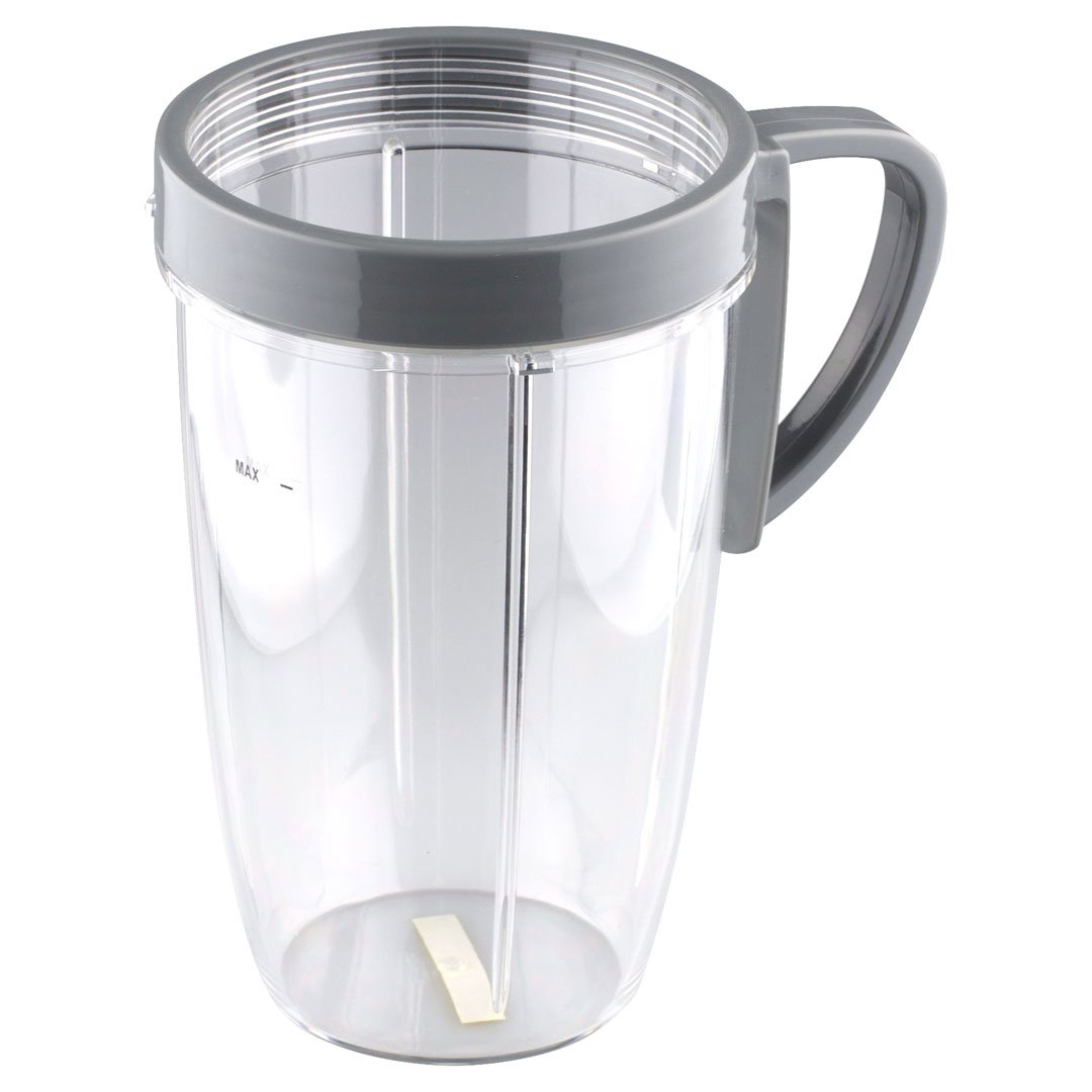 24 oz Tall Cup with Handled Lip Ring Replacement Part - Compatible with NutriBullet 600W & 900W Blenders (NB-101B, NB-101S) - Perfect for Smoothies, Protein Shakes & Meal Prep