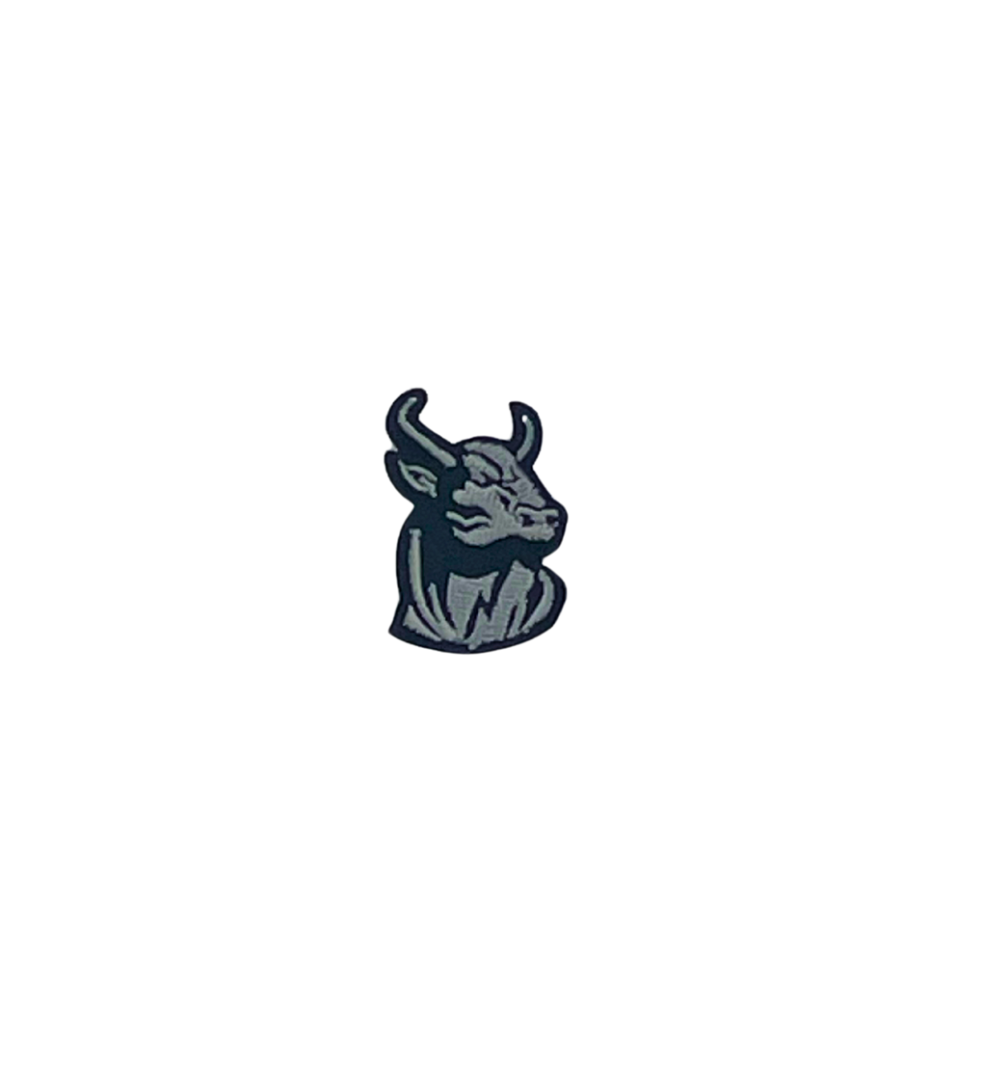Rock'em Bull Hat Patch 2025 - American Flag & Patriotic Embroidered Iron-On Patch for Caps, Jackets & Bags - Perfect for 4th of July, Veterans Day & Country Pride Events