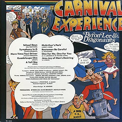Byron Lee & The Dragonaires - Carnival Experience Original Press Vinyl LP | Reggae & Calypso Music | Perfect for Parties, Beach Vibes & Caribbean Celebrations