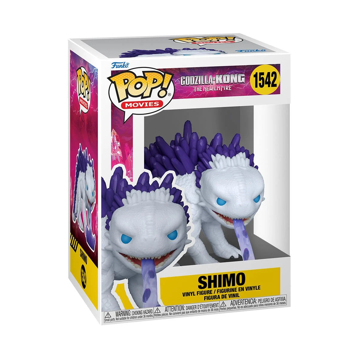Godzilla x Kong: The New Empire Shimo with Ice Ray Funko Pop! Vinyl Figure #1542 - Collectible Movie Toy for Fans & Gift Idea