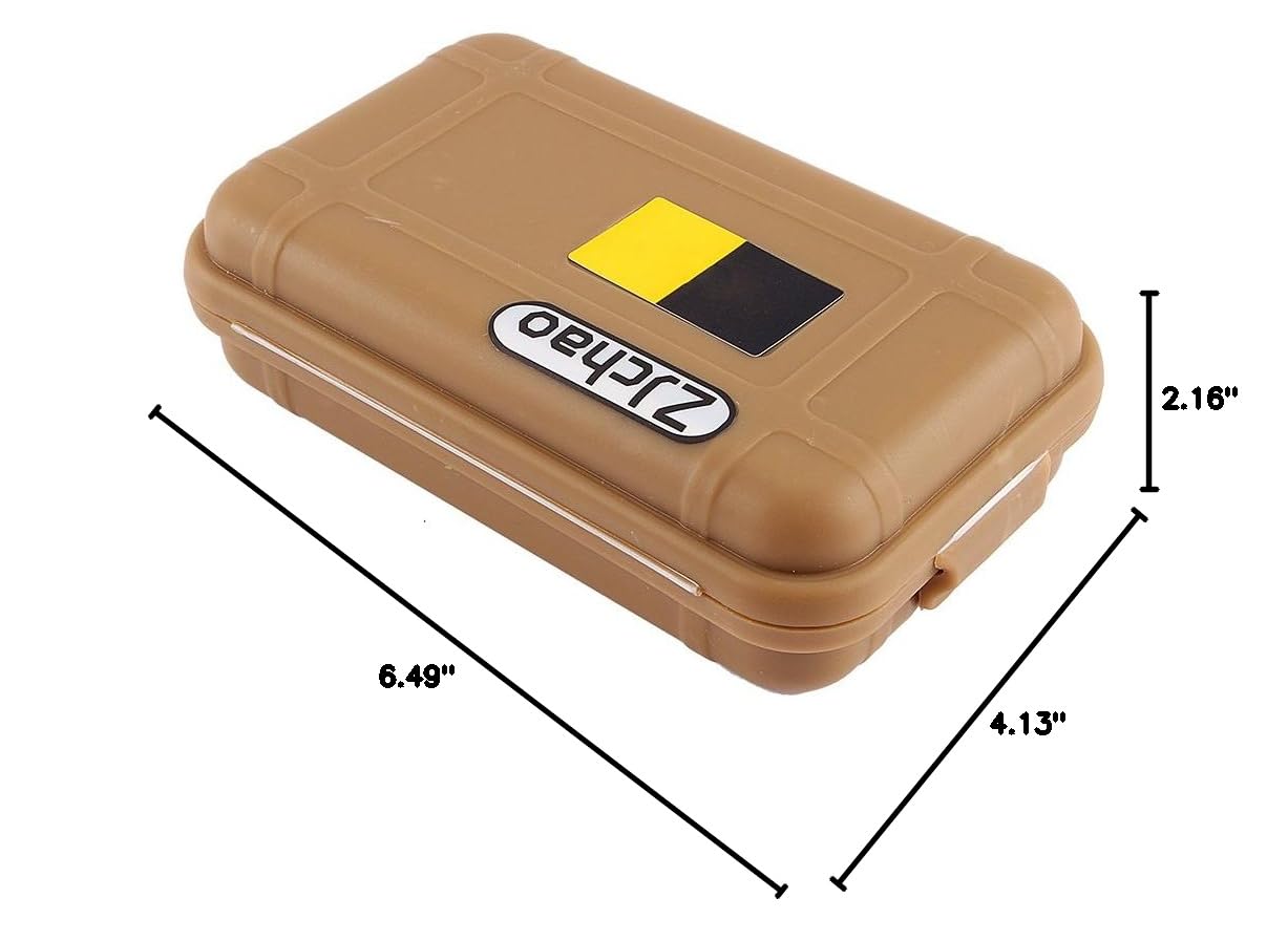 Waterproof Outdoor Storage Box - Large Sealed Survival Case for Fishing, Camping & Emergency Supplies | Portable Mud-Resistant Container for Gear Organization