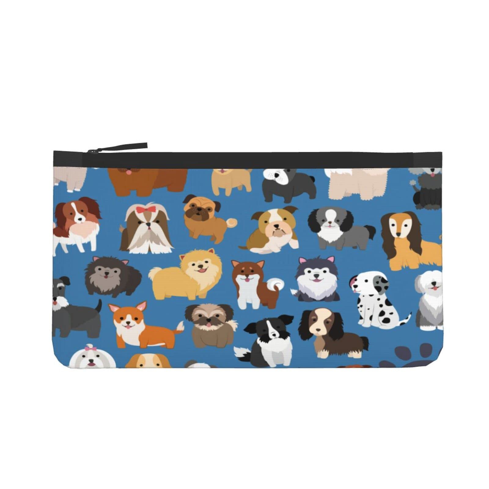 Small Cosmetic Toiletry Organizer Makeup Bag for Women & Men - Cute Animal Dog Design Travel Bag | Perfect for Travel, Gym, and Daily Storage
