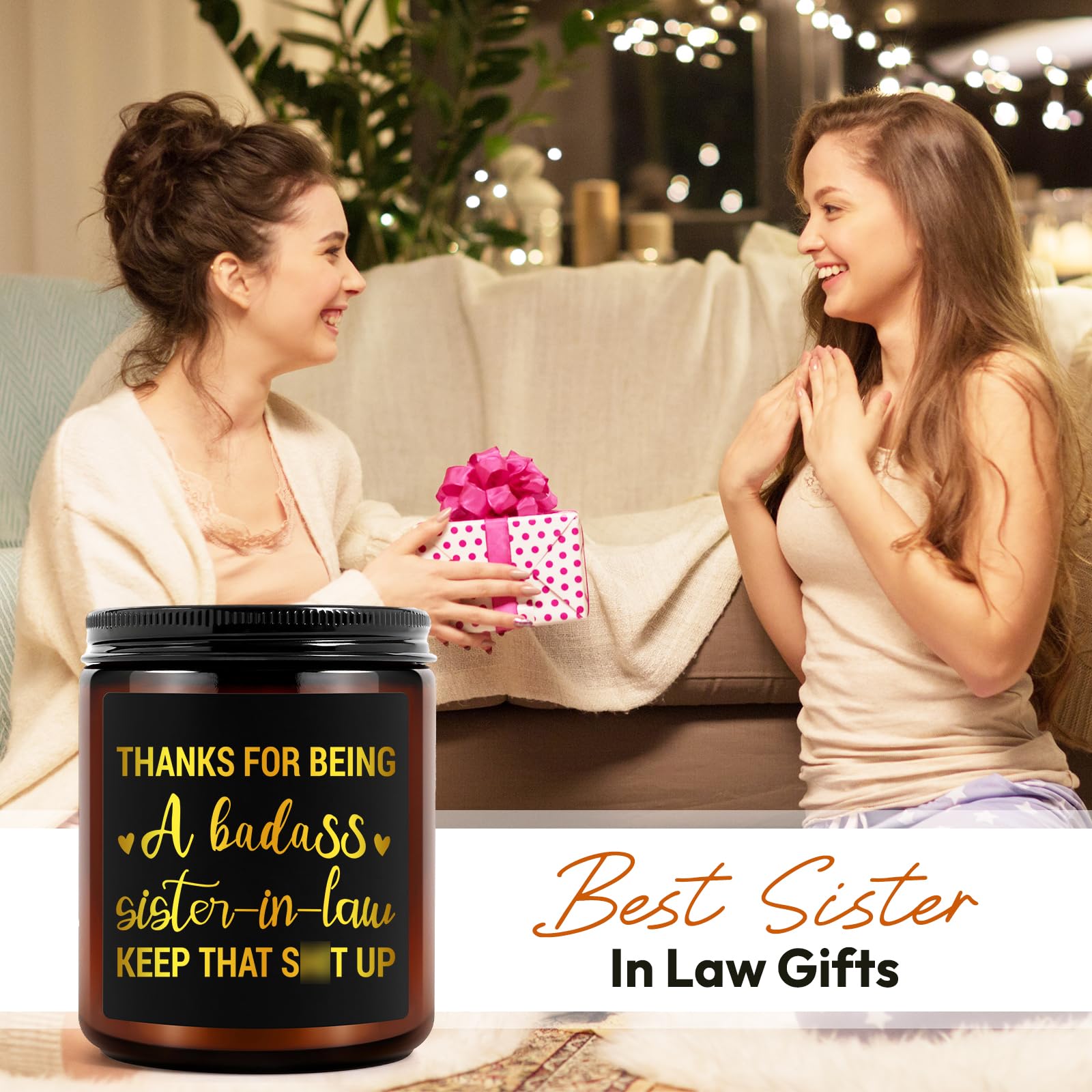 Thoughtful Sister-in-Law Gifts for Birthday, Engagement, Wedding & Mother's Day - Elegant Black Jewelry for Women, Best Friends & Loved Ones - Perfect for Special Occasions & Heartfelt Surprises