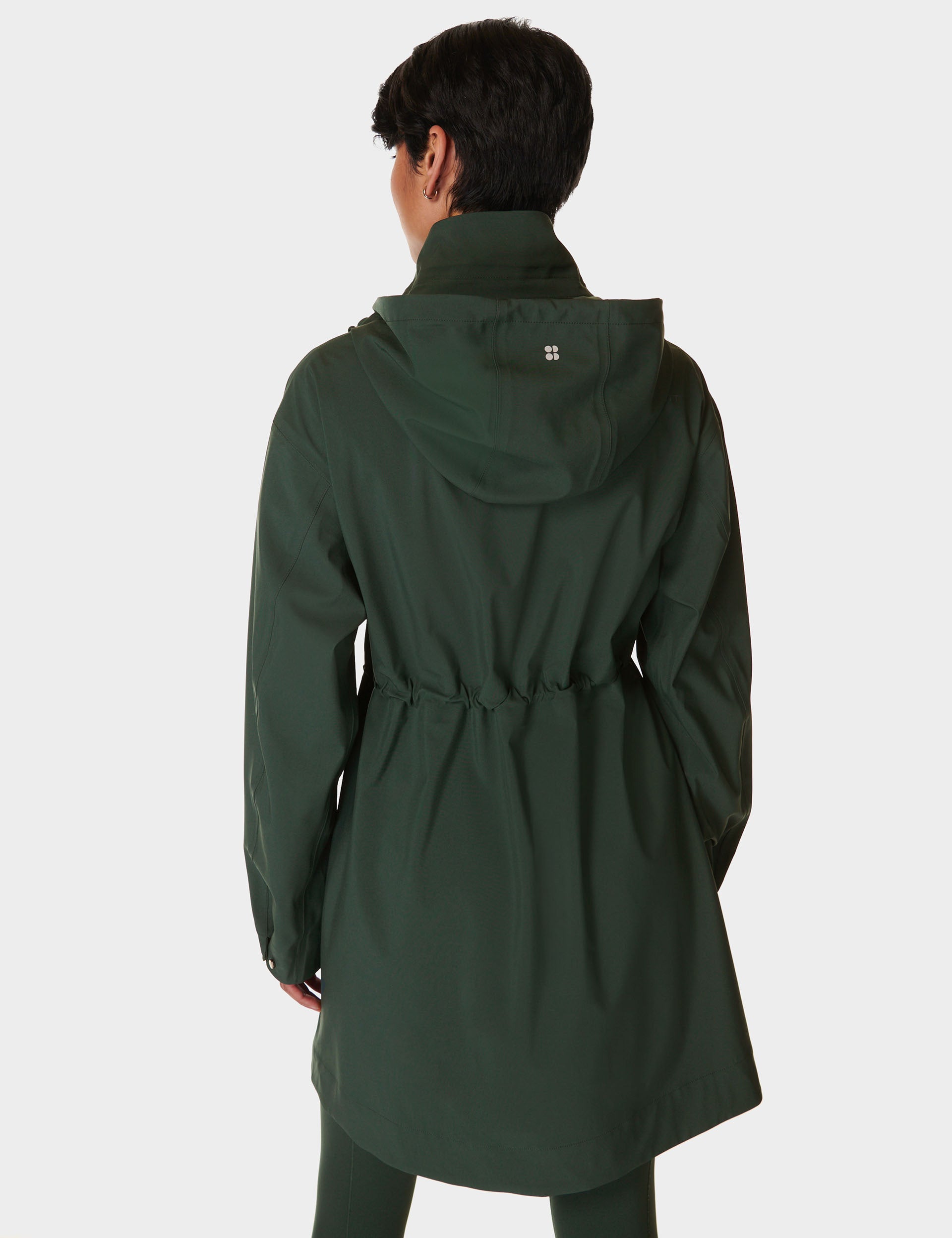 Waterproof Parka Jacket for Men & Women - Lightweight Trek Green Outdoor Raincoat for Hiking, Camping & Travel