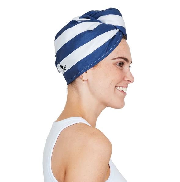 Dock & Bay Quick Dry Hair Towel Wrap - Microfiber Hair Turban for Women & Men - Super Absorbent, Lightweight & Fast Drying for Post Shower, Swimming, Gym & Travel