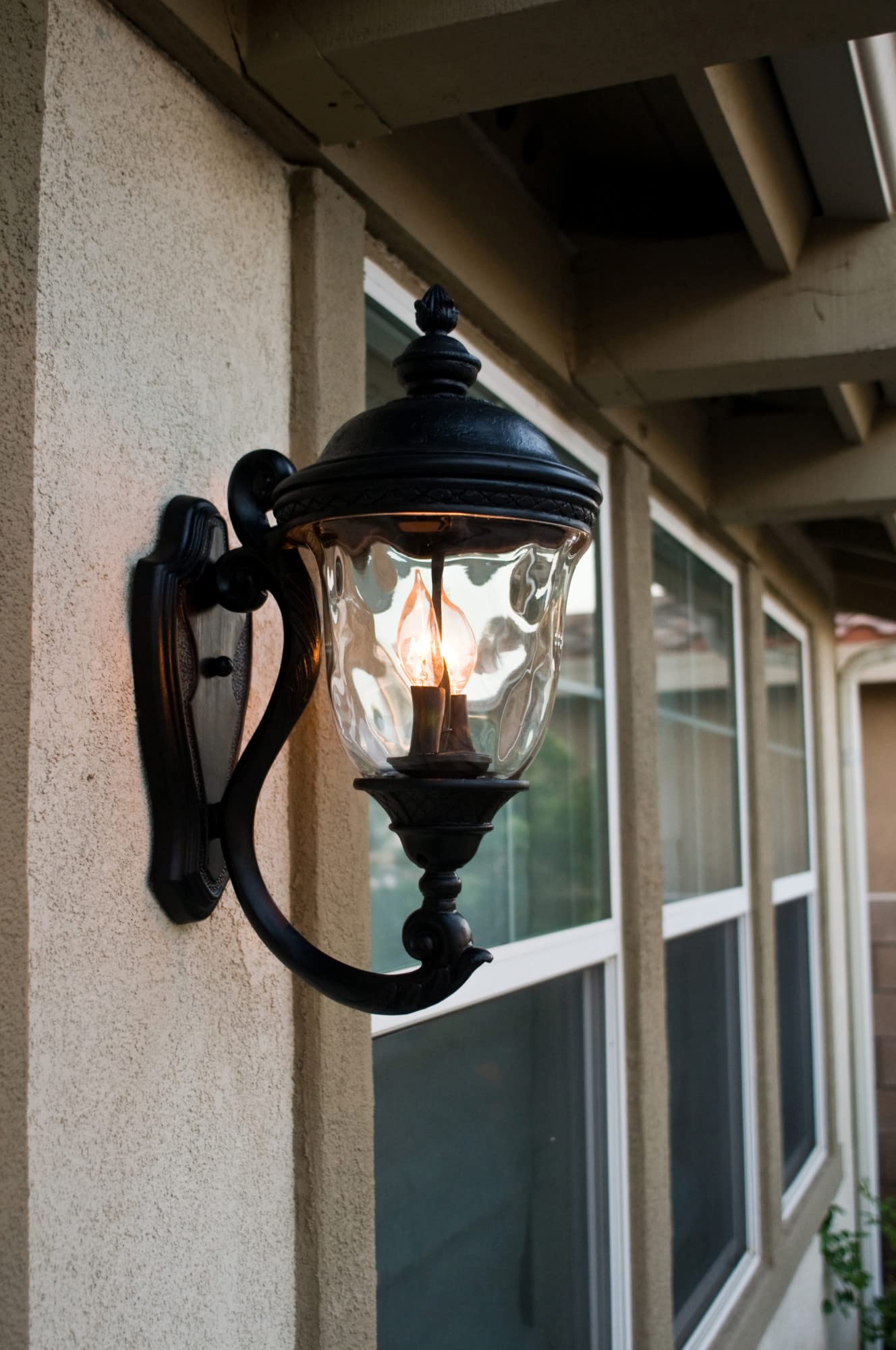 Maxim Carriage House DC-3 Early American Style Outdoor Wall Lantern - 14