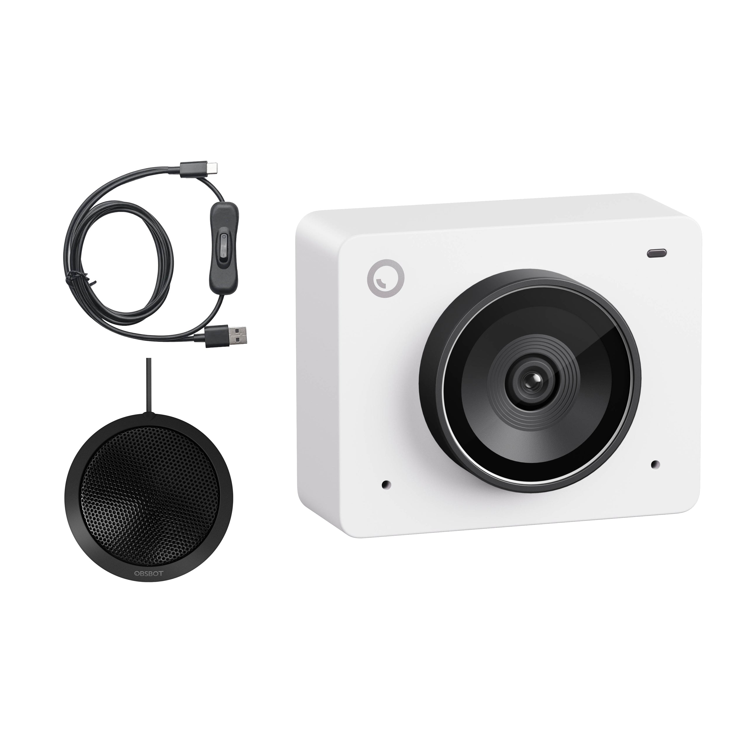 OBSBOT Meet 2 AI-Powered 4K Webcam with Built-in Microphone - Auto Tracking, Noise Cancellation for Video Conferencing, Live Streaming & Online Classes