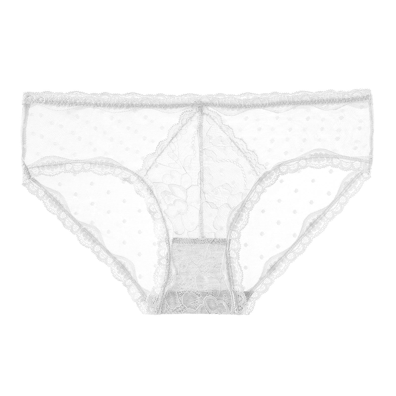 Sexy Cotton Lace Underwear for Women - Breathable Hollow Transparent Panties - Comfortable Lingerie for Daily Wear & Special Occasions