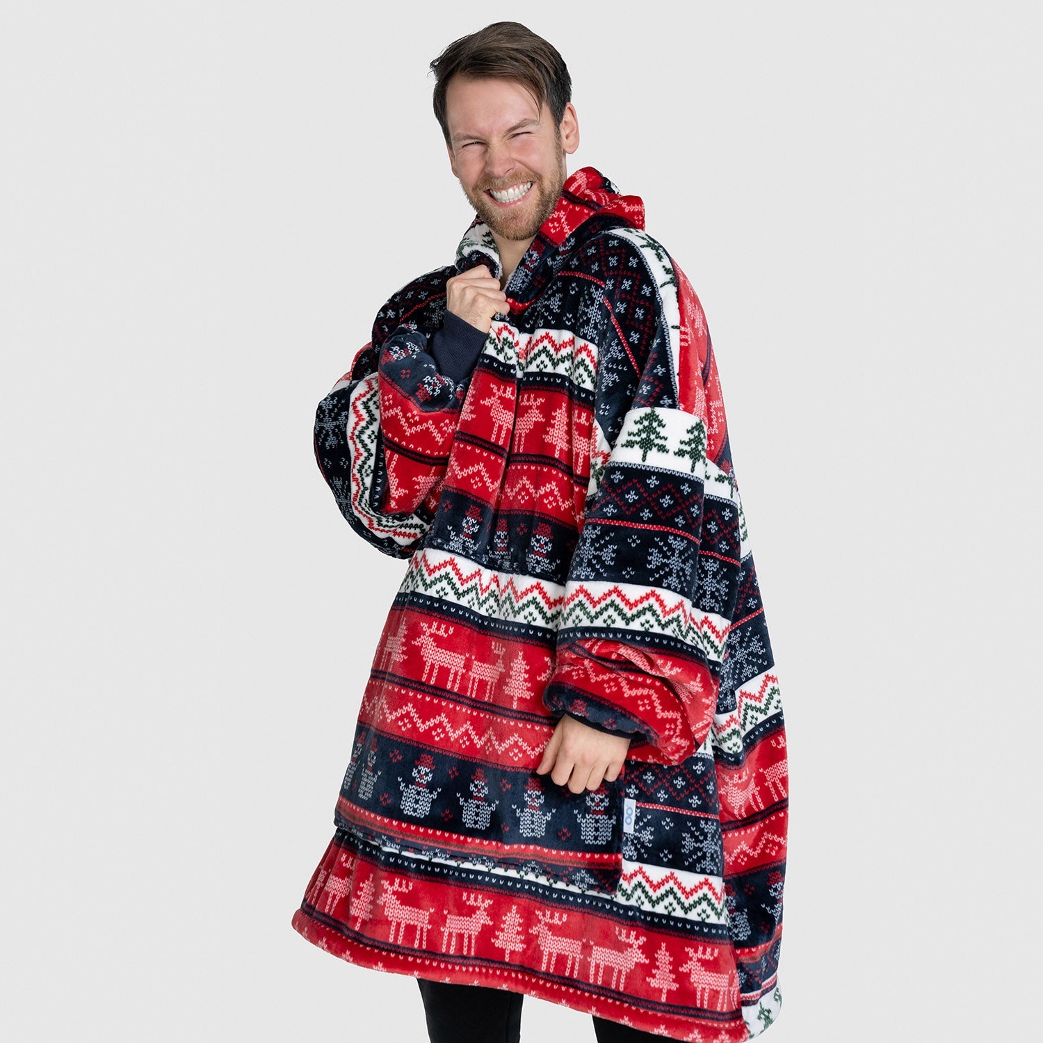 Ugly Christmas Oodie - Cozy Oversized Hoodie Blanket for Holiday Comfort | Perfect for Christmas Gifts, Winter Lounging & Festive Family Gatherings