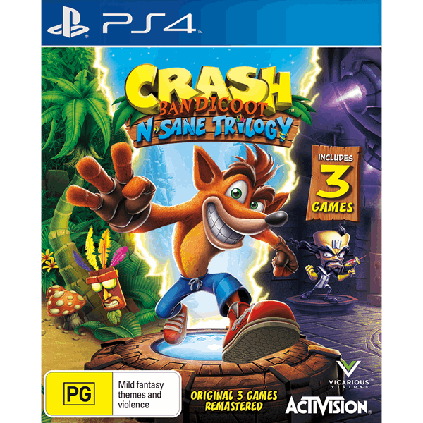 Crash Bandicoot N. Sane Trilogy - PS4 Game for PlayStation 4 | Action-Adventure Platformer | Perfect for Family Game Nights & Retro Gaming Fans