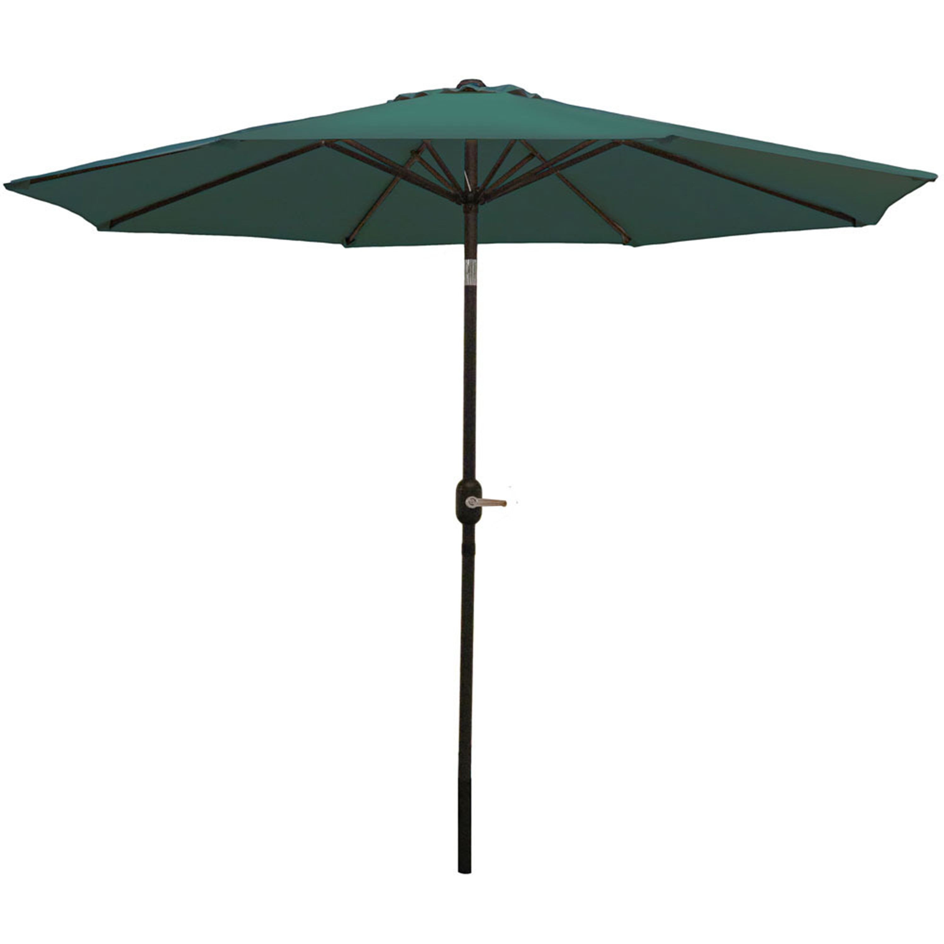 Sunnydaze 9-Foot Aluminum Outdoor Patio Umbrella with Tilt & Crank - Perfect for Poolside, Backyard, Deck, and Garden Shade