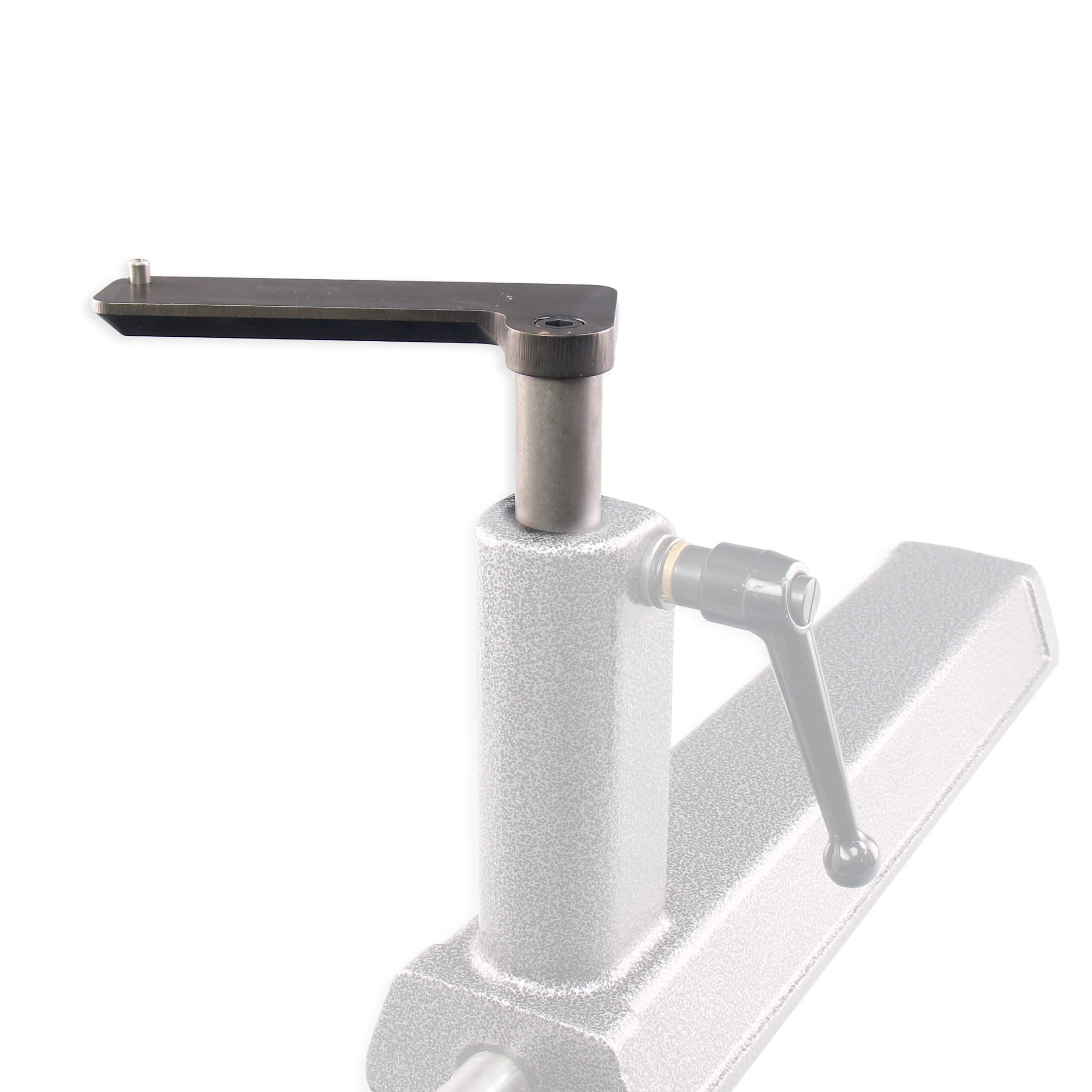 Premium Box Tool Rest with Long Post - Heavy Duty Workbench Accessory for Woodworking & Metalworking Projects
