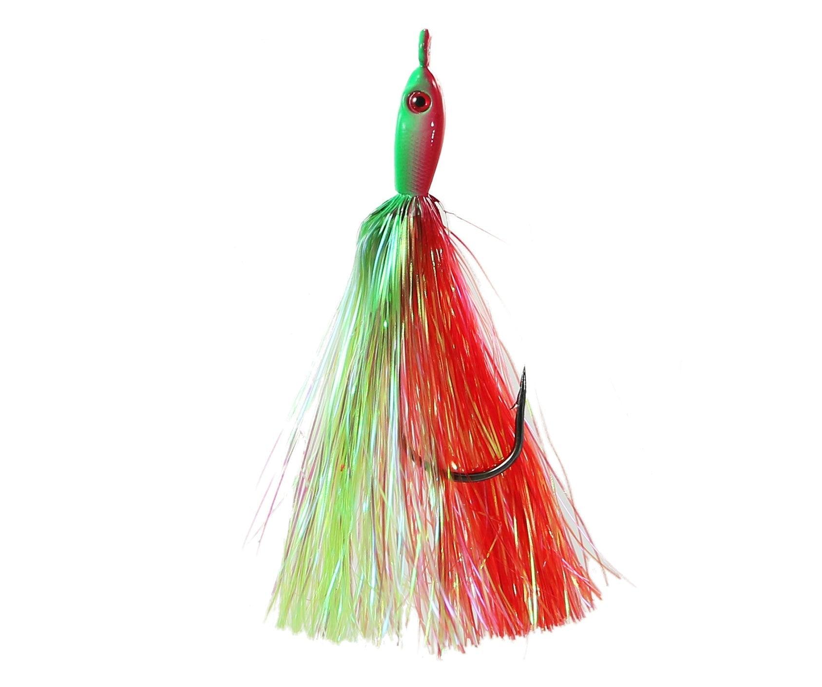 Jigging World Fluke Candy Teasers V2 with Mylar Flash - Premium Saltwater Fishing Lures for Fluke, Flounder & Striped Bass - Perfect for Inshore & Offshore Fishing Trips