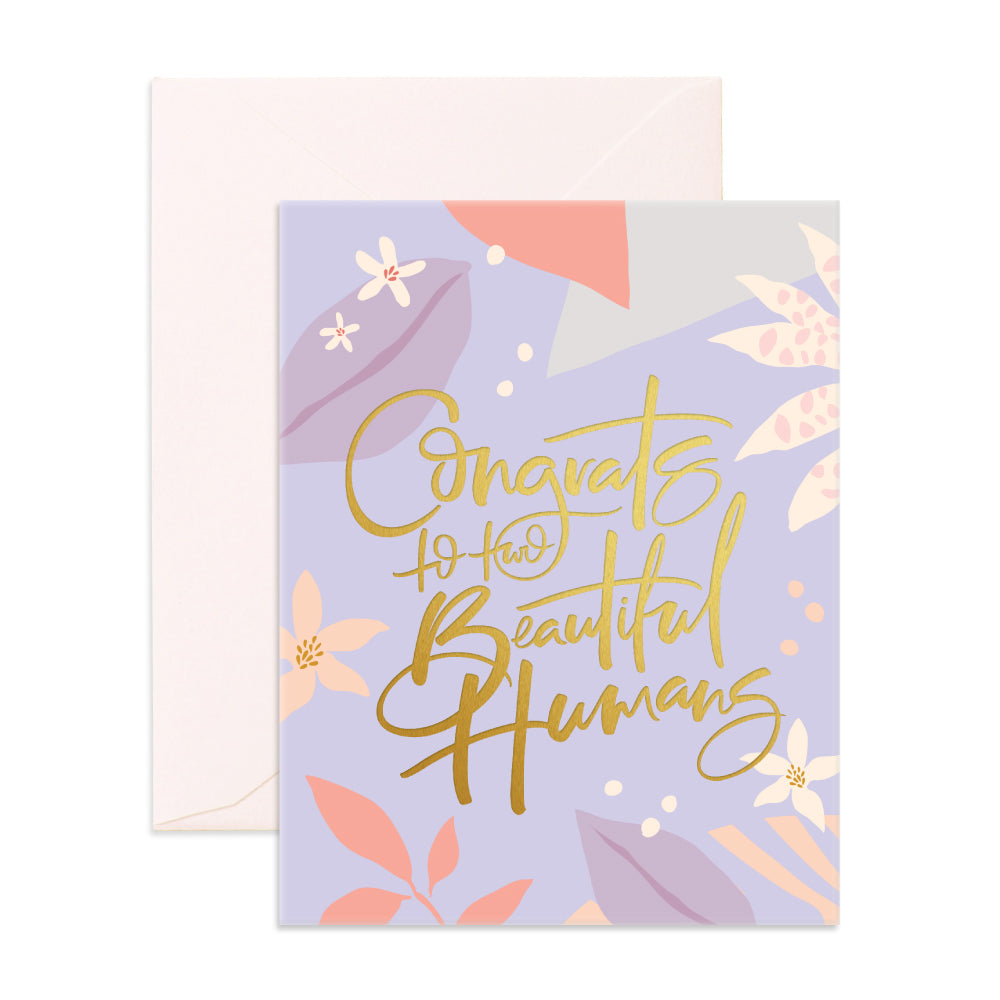 Beautiful Humans Greeting Card - Thoughtful Blank Note Cards for Birthdays, Thank You & Special Occasions - Perfect for Friends, Family & Coworkers