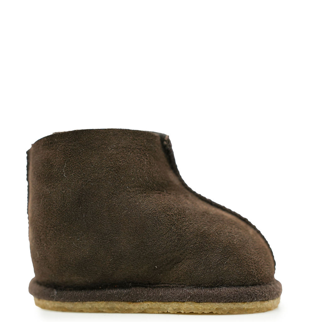 Angulus Dark Brown Softsole Leather Baby Shoes - Comfortable First Walkers for Infants & Toddlers - Perfect for Indoor & Outdoor Play, Special Occasions