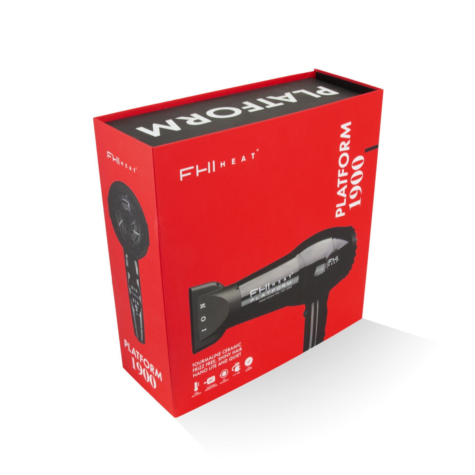 Professional 1900W Nano Lite Pro Hair Dryer - Fast Drying, Lightweight & Quiet - Perfect for Home, Salon & Travel - Black
