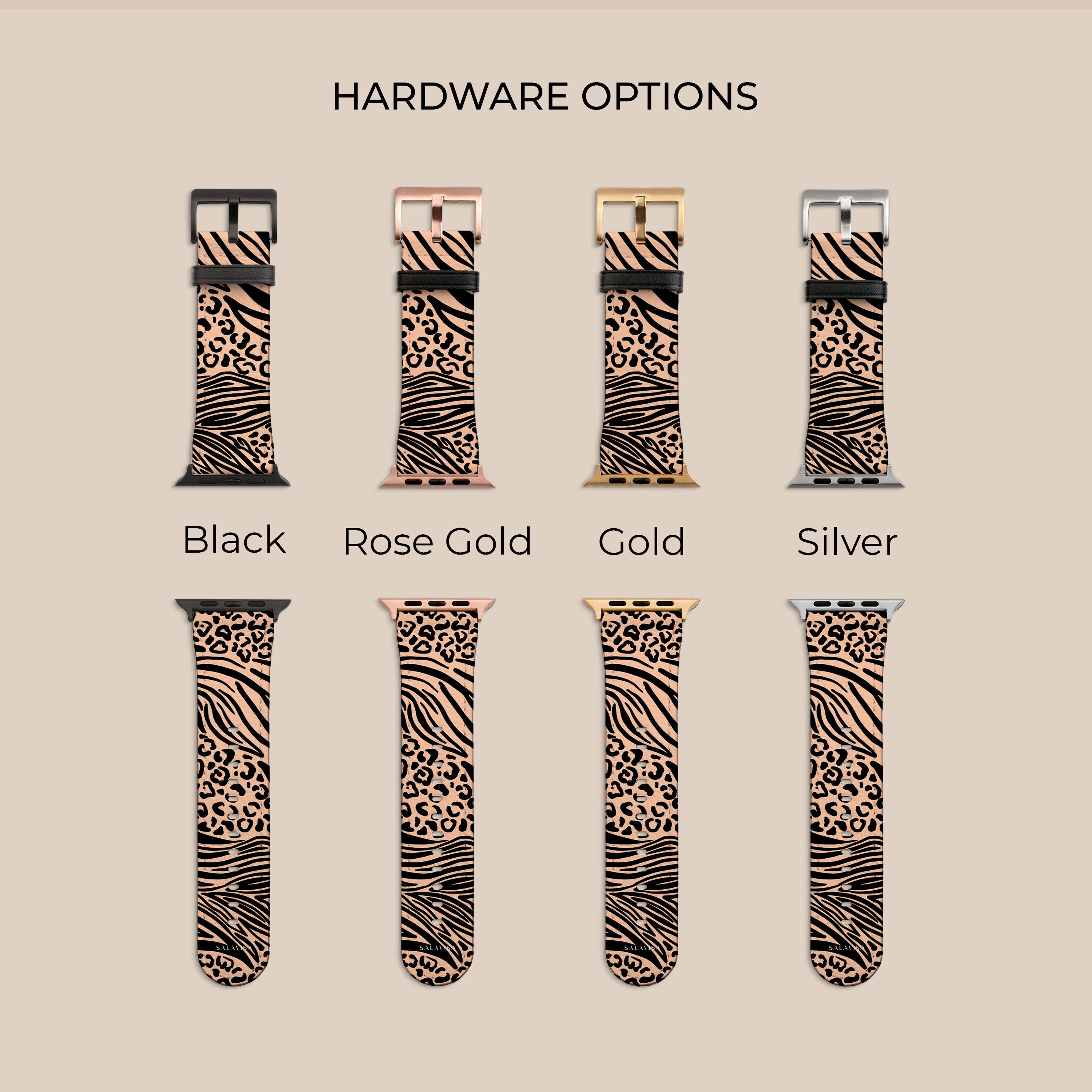 Premium Zebra Print Apple Watch Band - Stylish & Durable Replacement Strap for Apple Watch Series 1-9 - Perfect for Workouts, Fashion & Everyday Wear