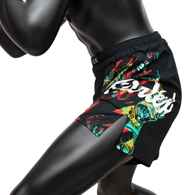 Fairtex MMA Shorts for Men - Premium Muay Thai & MMA Training Shorts - Lightweight & Breathable Fightwear - Ideal for MMA, Muay Thai, BJJ & Combat Sports Training