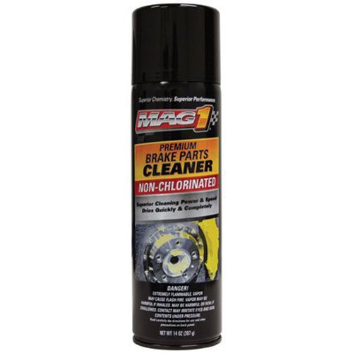 Mag1 14OZ Brake Cleaner - Fast Acting Automotive Brake Parts Cleaner for Grease & Oil Removal | Perfect for Car Maintenance, Motorcycle & Truck Brake System Cleaning