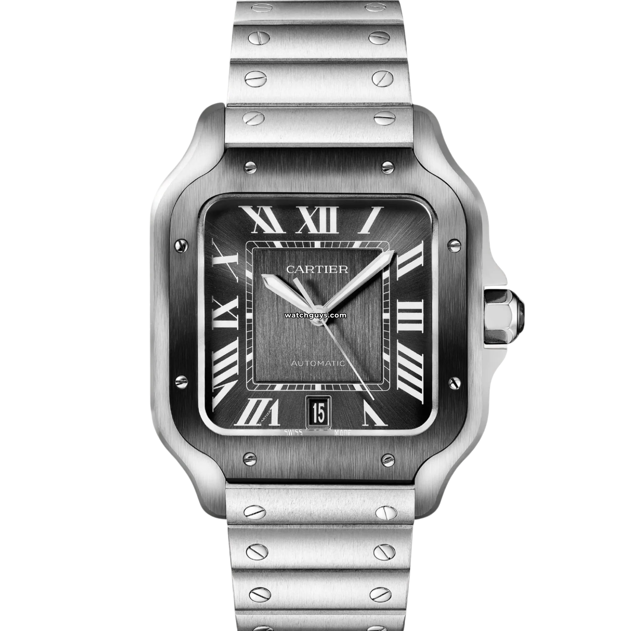 Cartier Santos Large Men's Watch WSSA0037 - Luxury Stainless Steel Automatic Timepiece for Business & Formal Occasions
