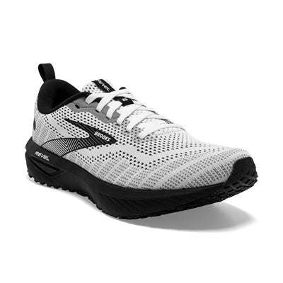 M Revel 6 White Black Running Shoes - Lightweight Athletic Sneakers for Men & Women - Perfect for Jogging, Gym Workouts & Daily Wear