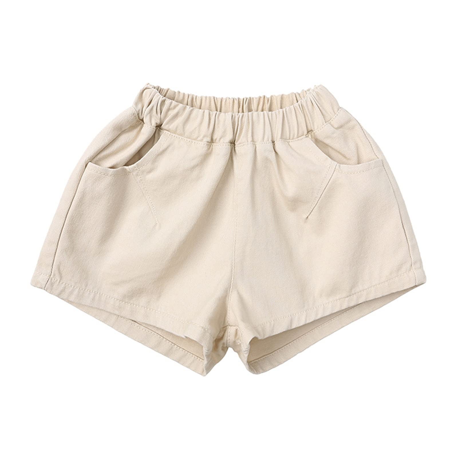 Toddler Boys Girls Cotton Jogger Shorts - Summer Active Casual Wear for Play & Outings