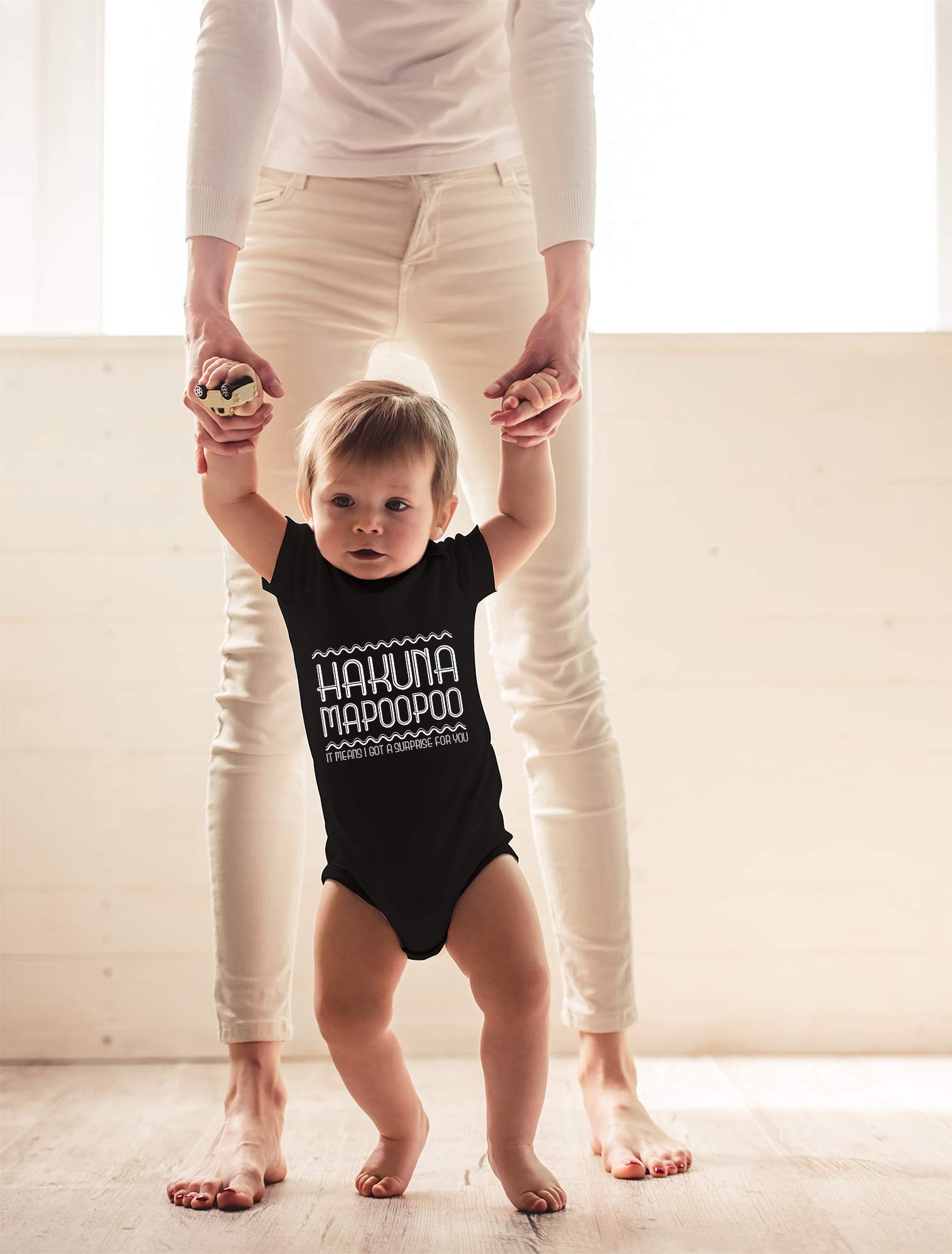 Funny Baby Bodysuit Outfits for Boys & Girls | Hakuna Mapoopoo Newborn Clothes by CBTwear | Perfect for Playtime, Photo Shoots & Gifts