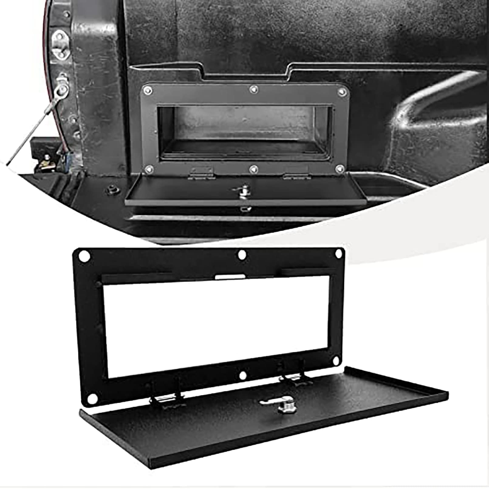 Toyota Tacoma Truck Bed Security Lock Lid (2005-2022) - Heavy Duty Steel Storage Cover for 2nd & 3rd Gen Tacoma Pickups | Secure Cargo & Outdoor Gear Storage