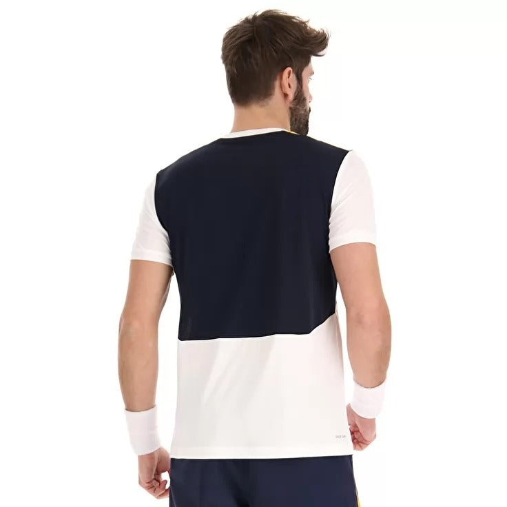 Lotto 2022 Men's Top IV Tee - Breathable Cotton T-Shirt for Casual Wear & Sports | Perfect for Gym, Running & Everyday Outfits