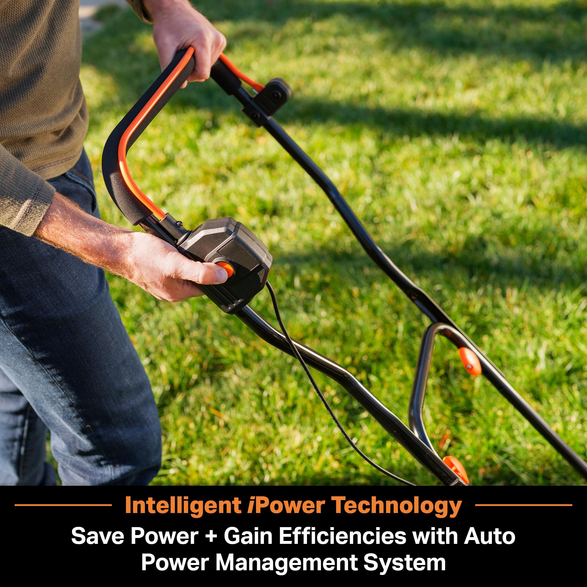 LawnMaster CLMF4819X 48V MAX* 19-Inch Brushless Cordless Lawn Mower with 2X24V MAX* 4.0Ah Batteries & Dual Charger - 6 Cutting Positions for Small to Medium Yards, Quiet & Eco-Friendly for Residential Use
