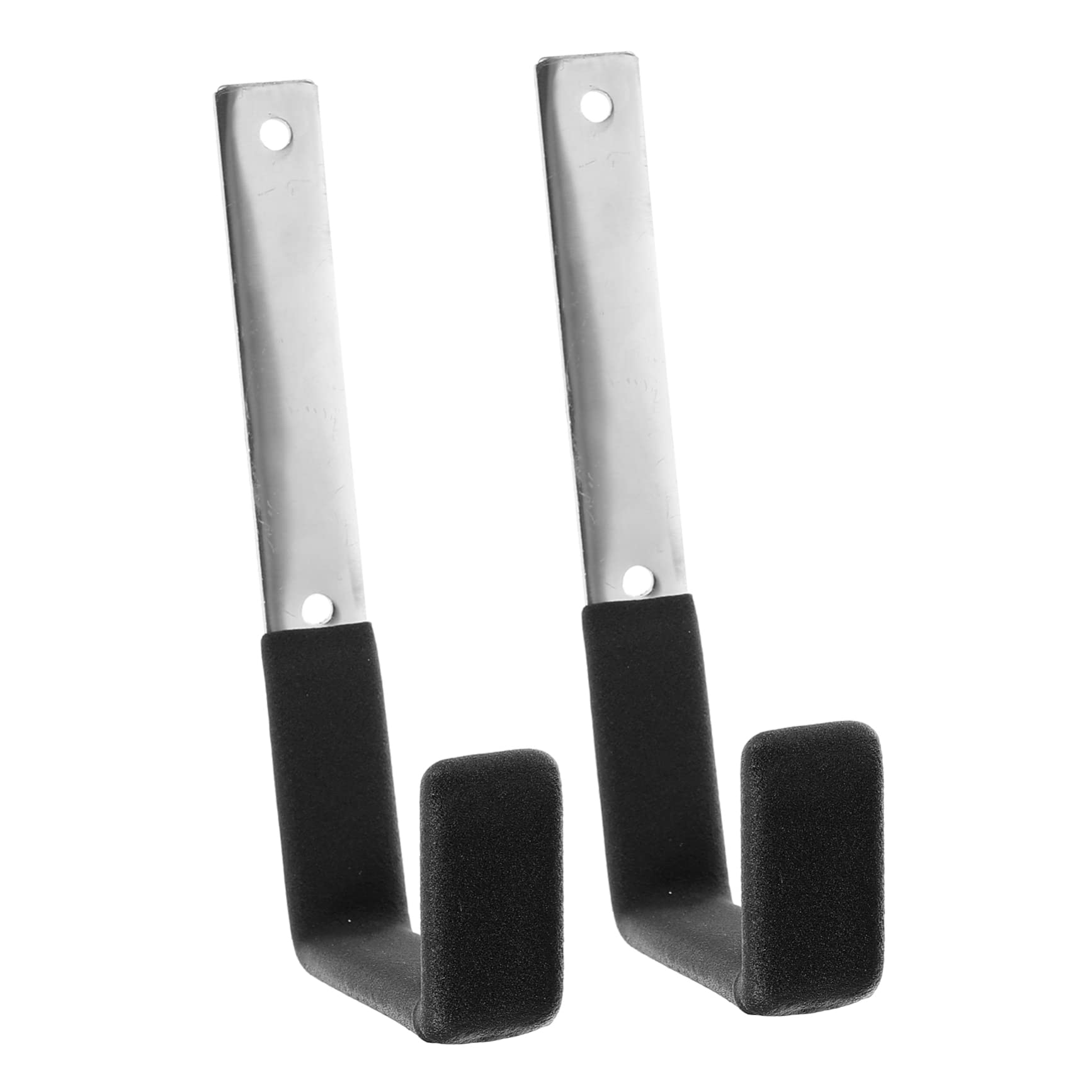 4 Pack Heavy Duty Iron Wall Hooks - Rustproof Outdoor Utility Hanging Hooks for Coats, Hats, Bags & More - Perfect for Garage, Entryway, Bathroom & Garden Organization