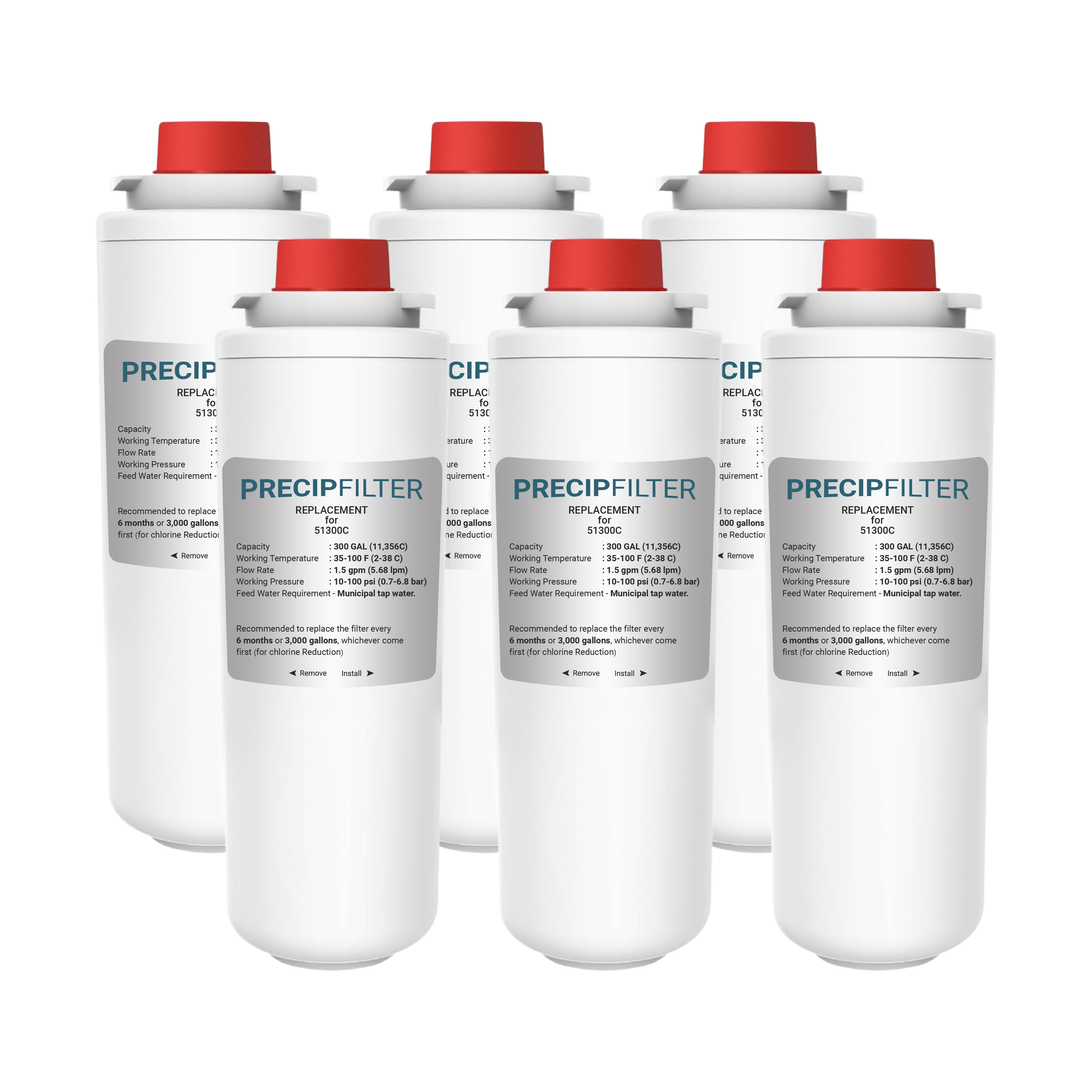 Elkay 51300C Short Replacement Water Filter - Precipfilter WaterSentry Plus Compatible with Elkay Drinking Fountains | Perfect for Schools, Offices & Public Spaces