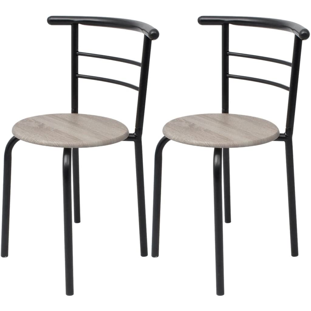 Modern Dining Table Set with Chairs - Kitchen & Pub Bar Table for Breakfast Nook, Small Space Living Room - Durable MDF Furniture for Home, Apartment & Restaurant Use