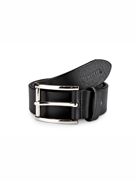 Pikeur Black Leather Belt for Women & Men - Genuine Leather Dress Belt for Formal & Casual Wear - Adjustable Waistband for Office, Business, and Everyday Use