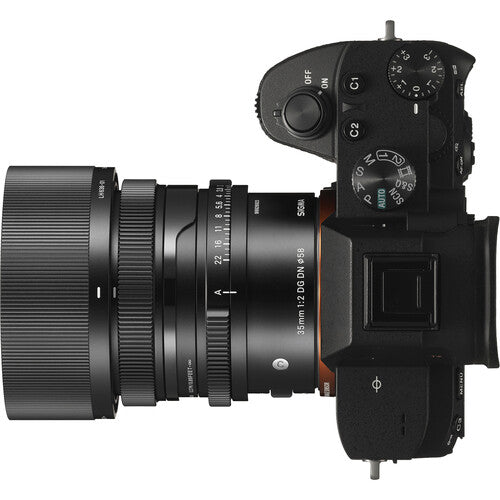 Sigma 35mm f/2 DG DN Contemporary Lens for Sony E Mount & Leica L - Full Frame Mirrorless Camera - Perfect for Street Photography, Travel & Low Light Shooting
