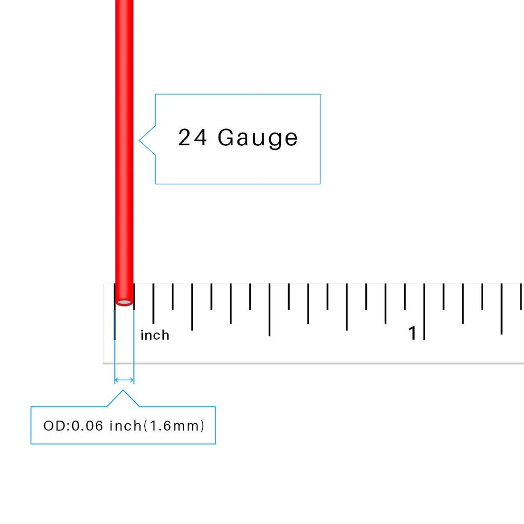 BNTECHGO 24 Gauge Silicone Wire Spool - 1000ft Red & Black Stranded Tinned Copper Wire (24 AWG) | Flexible Electrical Wiring for DIY Electronics, Automotive, and Home Appliances