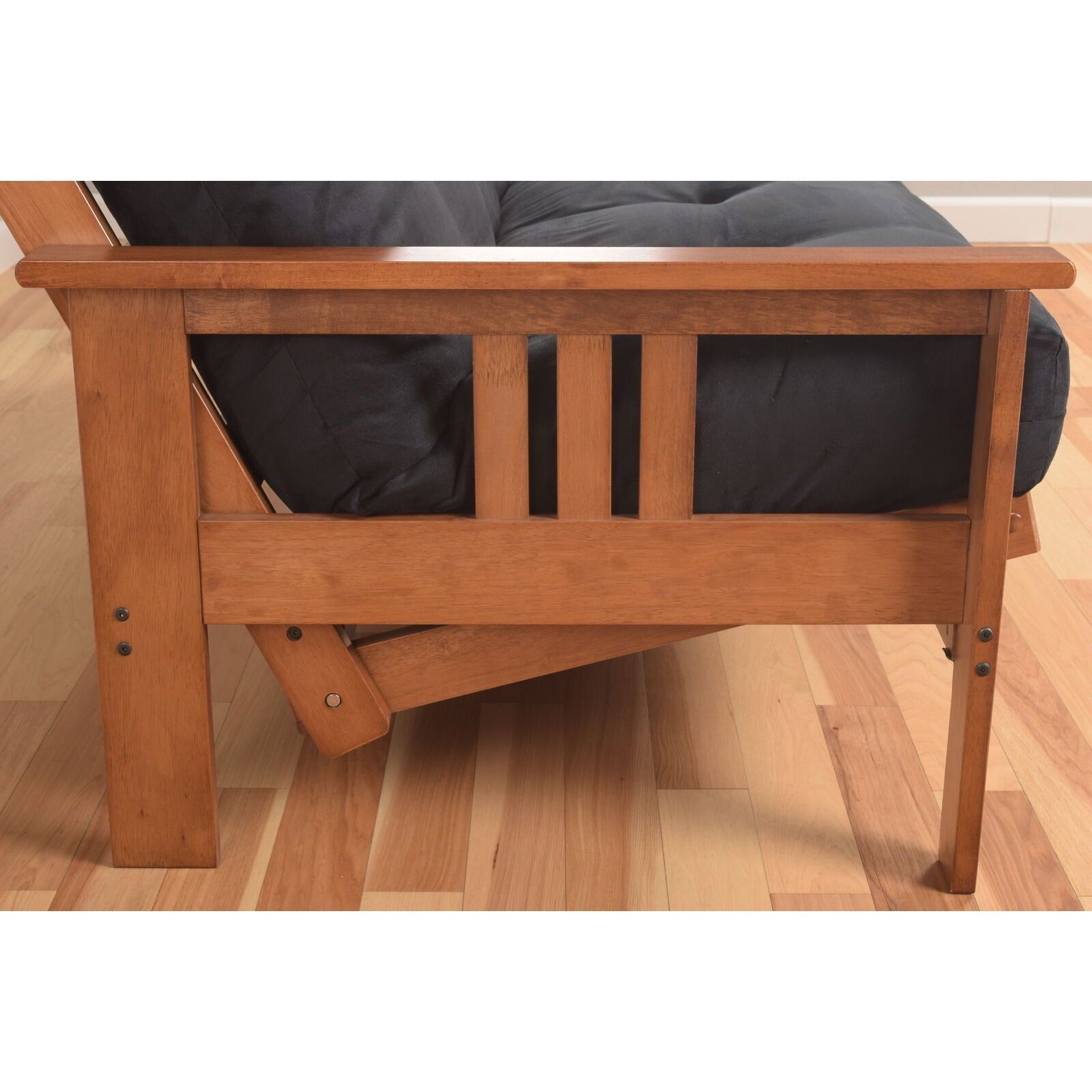 Premium Monterey Futon Frame - Convertible Sofa Bed with Sturdy Metal Frame for Small Spaces - Perfect for Guest Rooms, Apartments & Dorm Rooms