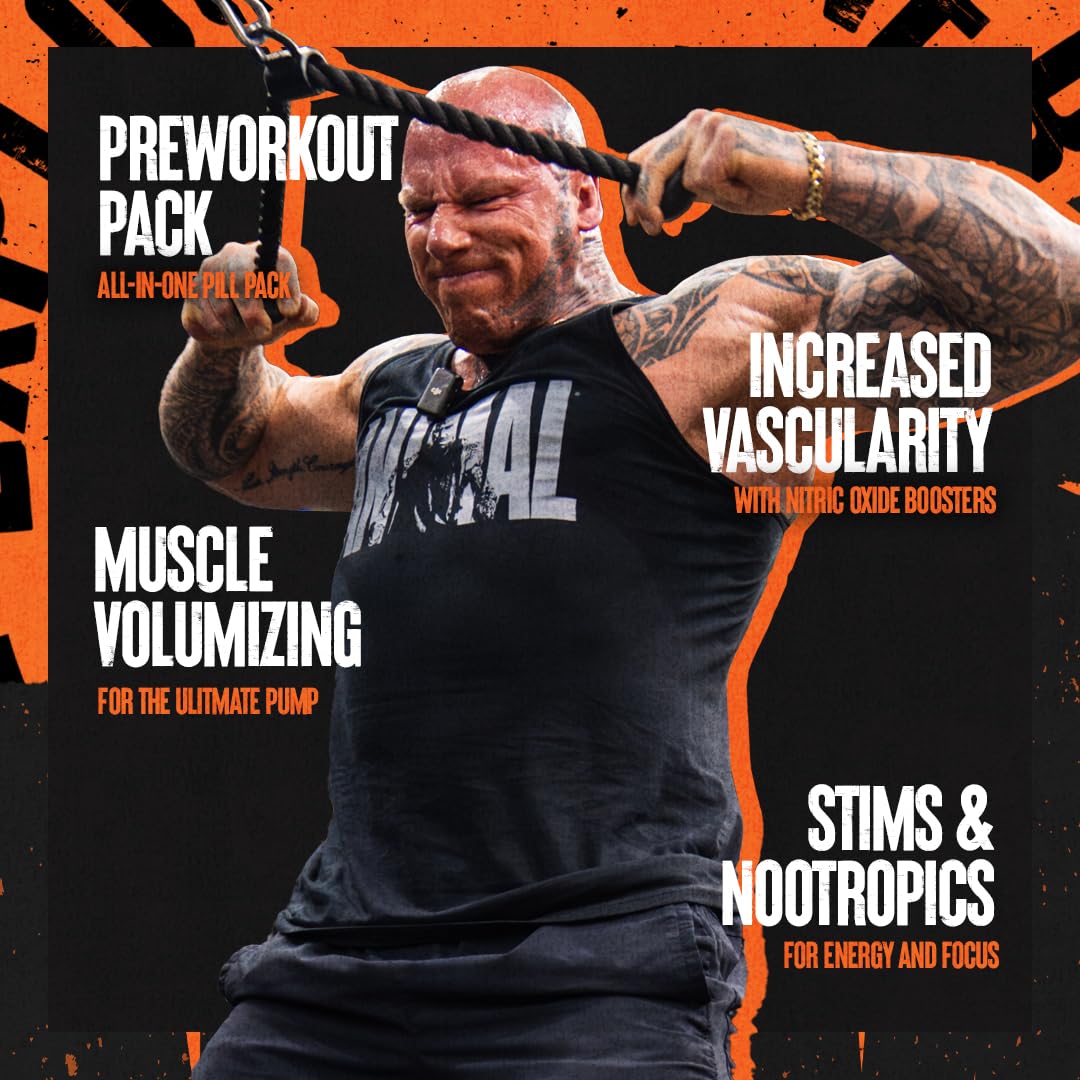 Animal Pump Pre-Workout Supplement - 30 Servings for Muscle Growth & Energy Boost | Ideal for Gym, Bodybuilding & Fitness Enthusiasts