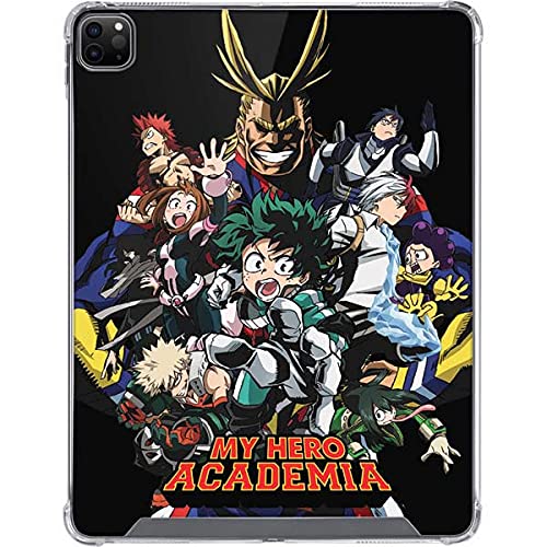 Skinit Clear Protective Case for iPad Pro 12.9 Inch (2021) - Official Crunchyroll My Hero Academia Anime Poster Design | Slim Fit Cover for School, Work & Travel