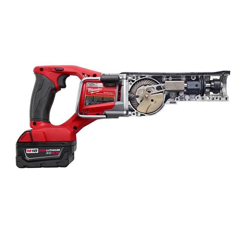 M18 FUEL 18V Brushless Cordless Reciprocating Saw Kit (2720-22) - Powerful Lithium-Ion Battery for Wood Cutting, Demolition & Construction Projects