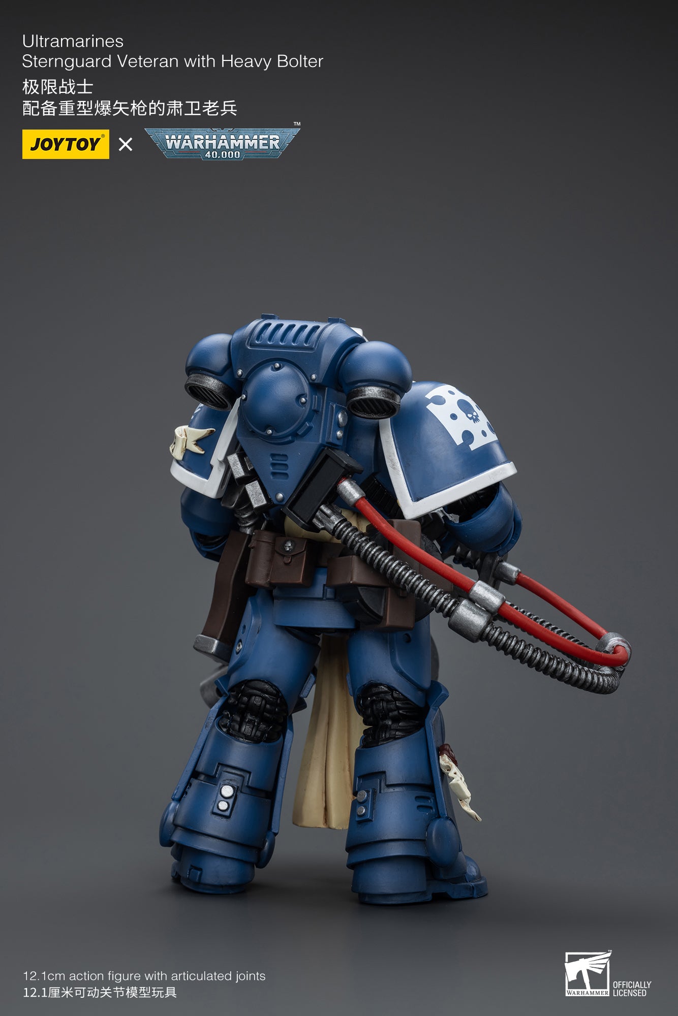 1/18 JOYTOY Warhammer 40K Ultramarines Sternguard Veteran Action Figure - Collectible Miniature for Tabletop Gaming & Display
