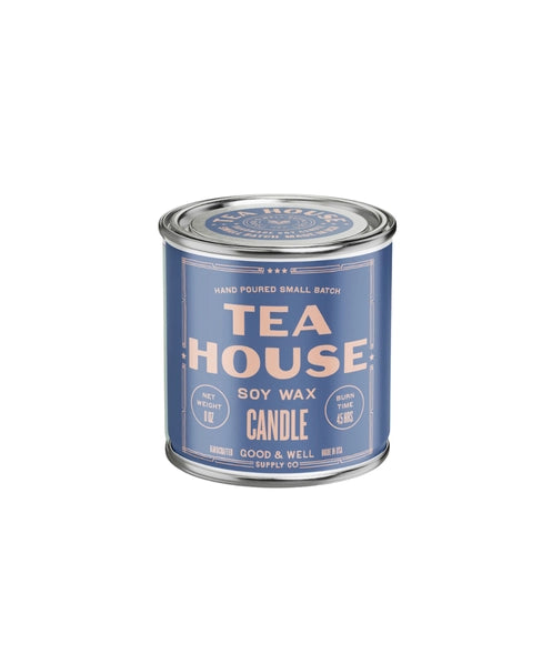 Premium Soy Wax Candle - Handmade Tea House Scent for Relaxation & Aromatherapy - Perfect for Home, Office, Spa & Meditation