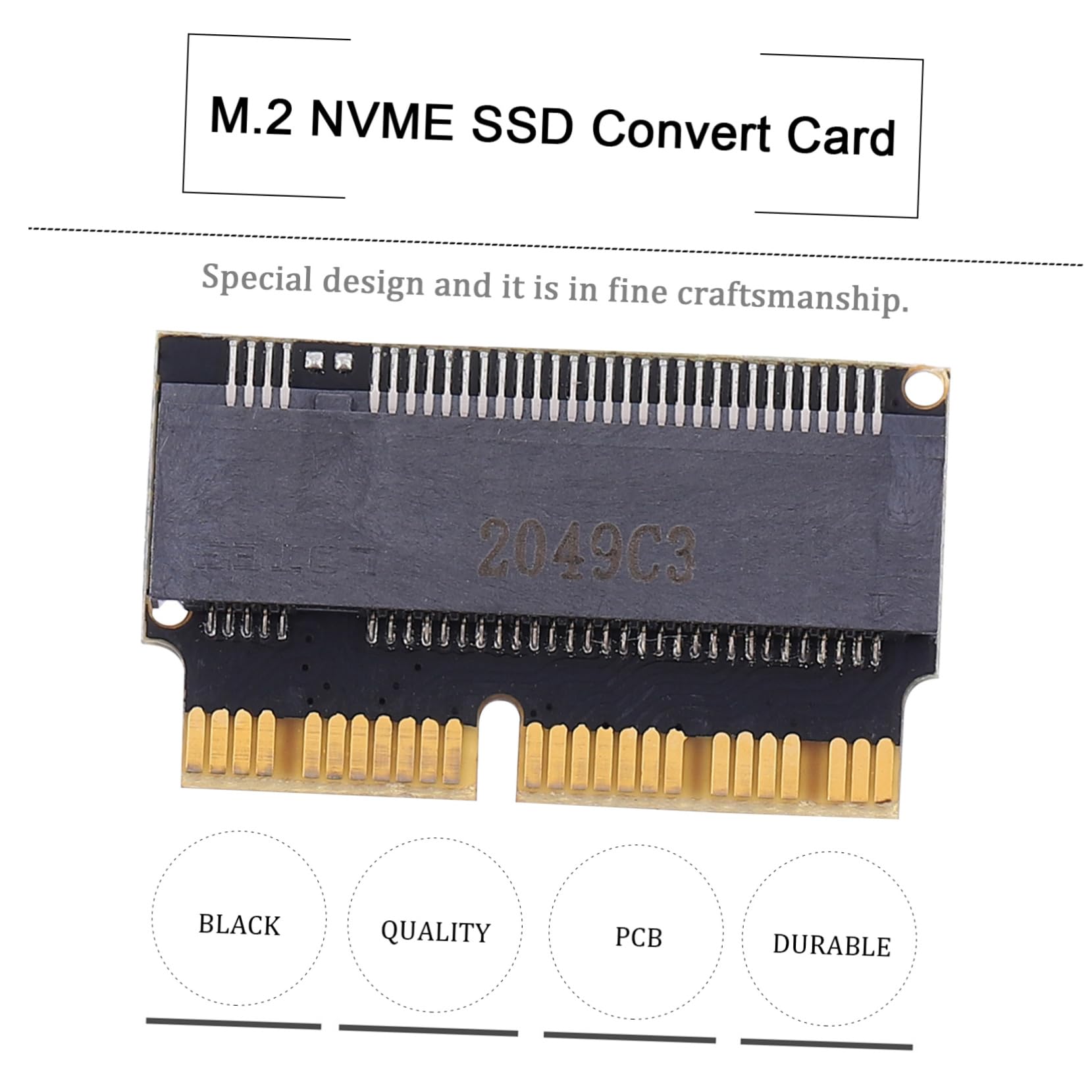 HOMSFOU State Drive Adapter SSD Adapter Card PCB for Laptop Pro Computer, Enhanced Performance for Gaming and Professional Use