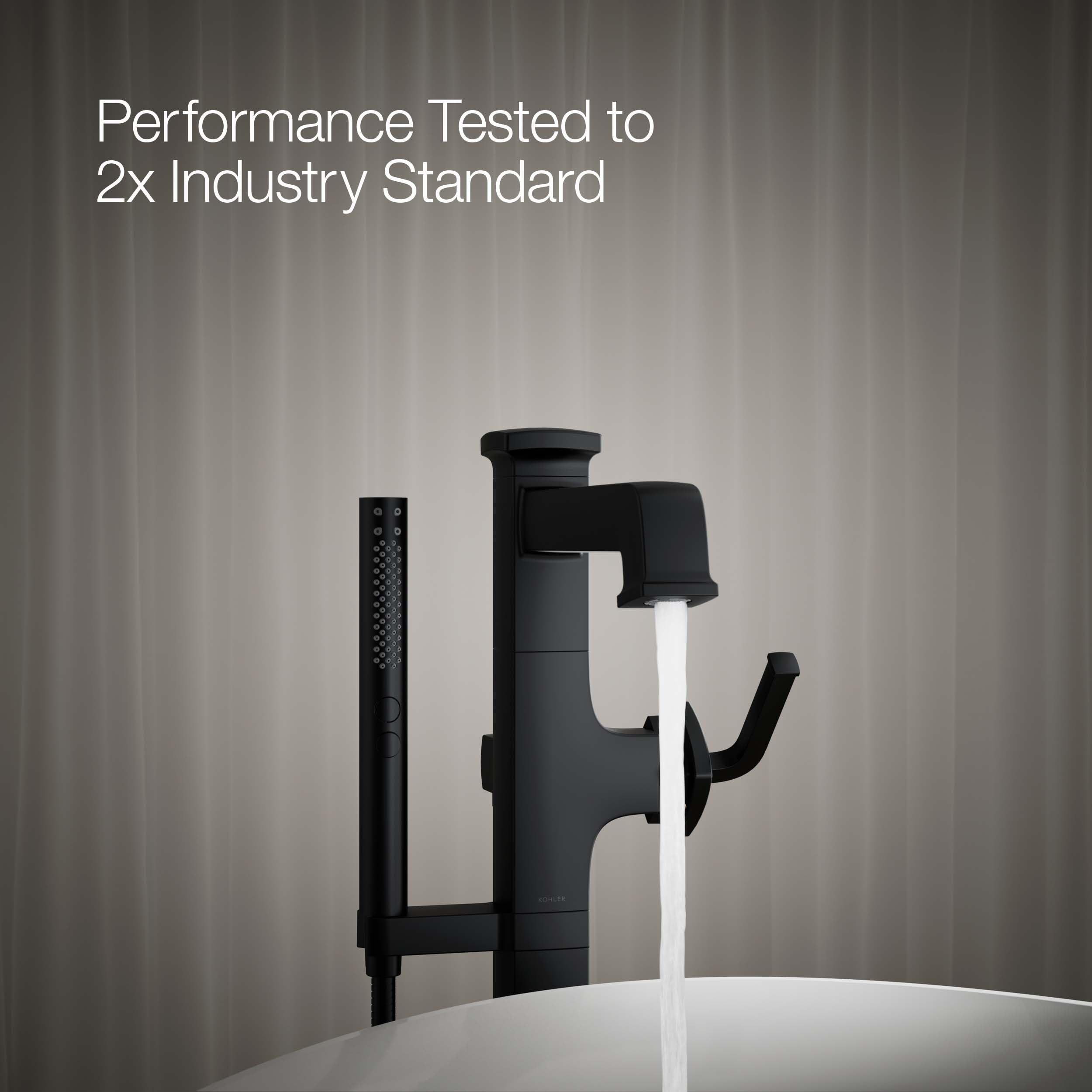 KOHLER RIFF® Freestanding Bath Faucet Trim - Modern Bathroom Fixture for Bathtub & Spa Relaxation