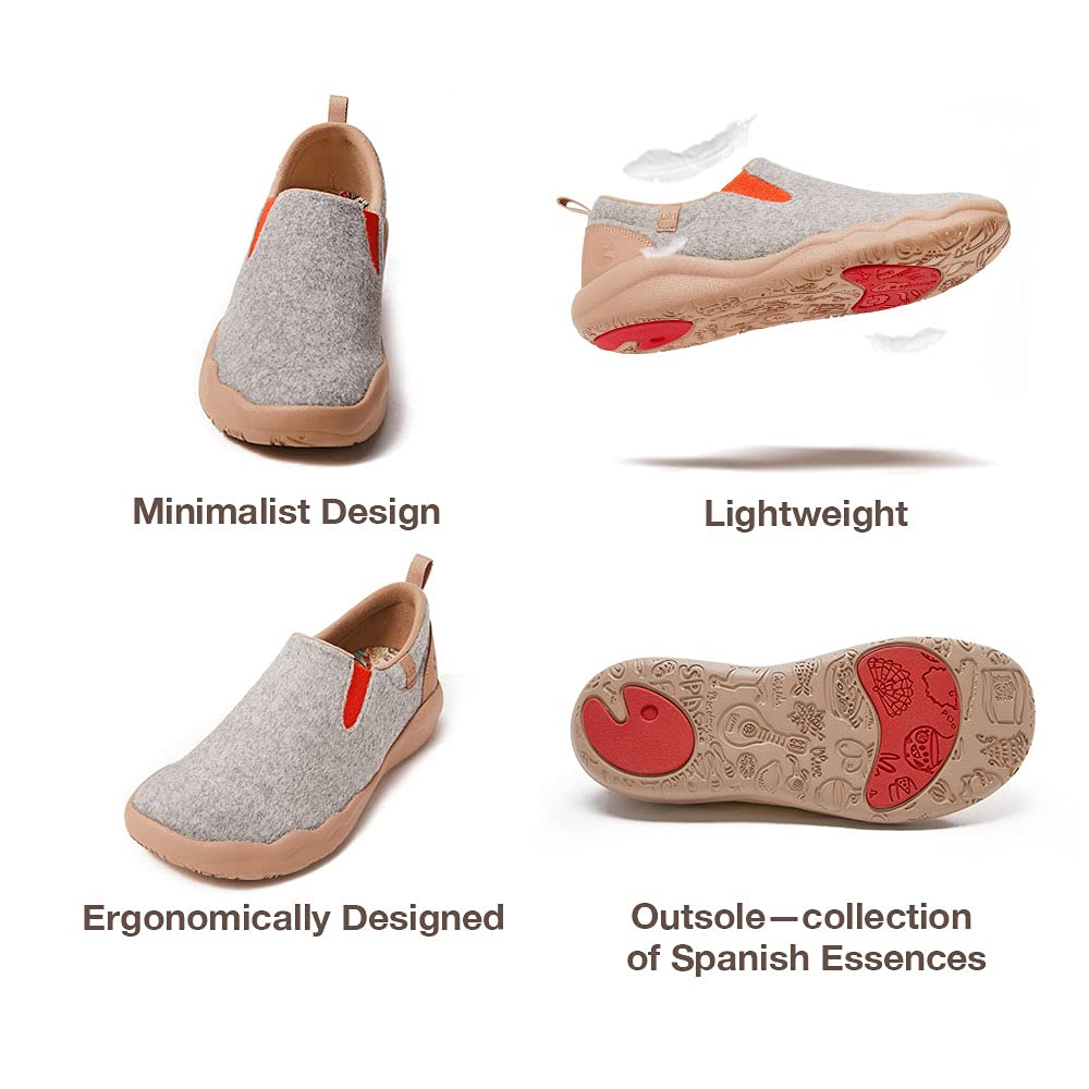 UIN Women's Walking Shoes - Slip On Casual Loafers Lightweight Comfort Sneakers for Women | Fashionable & Breathable | Perfect for Walking, Travel & Everyday Wear