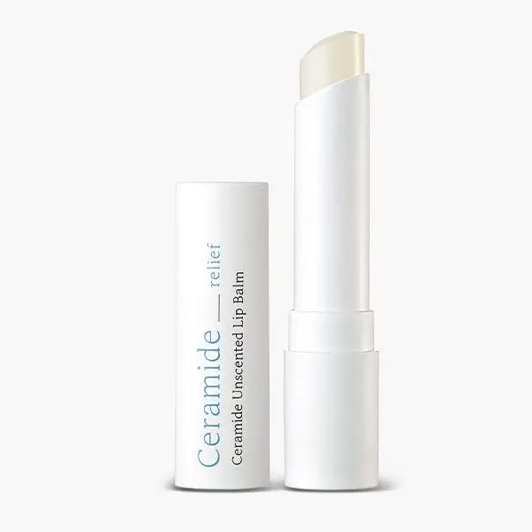 ILLIYOON Ceramide Unscented Lip Balm for Dry Chapped Lips - Moisturizing Lip Care with Natural Ingredients - Perfect for Winter, Travel & Daily Hydration